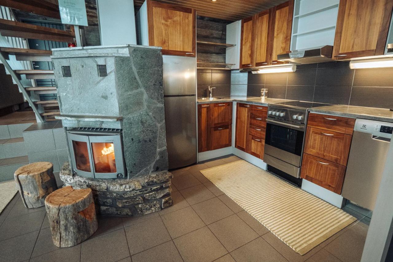 Sielikkoe Aurora Log Apartments Саариселькя Экстерьер фото